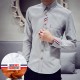 2017 ພາກຮຽນ spring Mens ເສອແຂນຍາວວັຍລຸ້ນເສື້ອກະທັດຮັດ tide ນິ້ວເກົາຫຼີທໍາມະຊາດສີຂາວ oxford 2017 ພາກຮຽນ spring Mens ເສອແຂນຍາວວັຍລຸ້ນເສື້ອກະທັດຮັດ tide ນິ້ວເກົາຫຼີທໍາມະຊາດສີຂາວ oxford