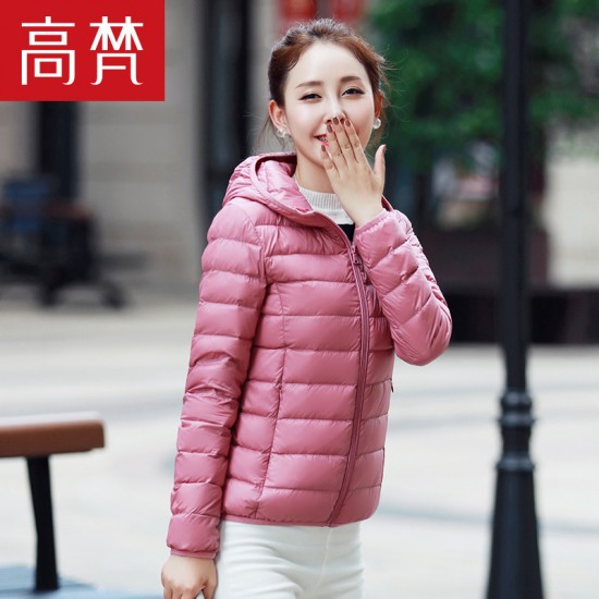 Clover ຄົນອັບເດດ: ກະທັດຮັດ hooded ລົງແມ່ຍິງ jacket ວັກສັ້ນກະທັດຮັດເປືອກຫຸ້ມນອກບາງເກັບກູ້ຈາກທໍາມະຊາດນັກສຶກສາຕາມລະດູການ Clover ຄົນອັບເດດ: ກະທັດຮັດ hooded ລົງແມ່ຍິງ jacket ວັກສັ້ນກະທັດຮັດເປືອກຫຸ້ມນອກບາງເກັບກູ້ຈາກທໍາມະຊາດນັກສຶກສາຕາມລະດູການ