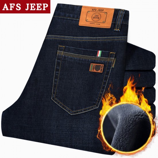 ສ່ວນບາງຜູ້ຊາຍ AFS JEEP / Battlefield jeans ຜູ້ຊາຍ Jeep ຂອງເດີ່ນໃຫຍ່ວ່າງຊື່ທຸລະກິດສິນ stretch