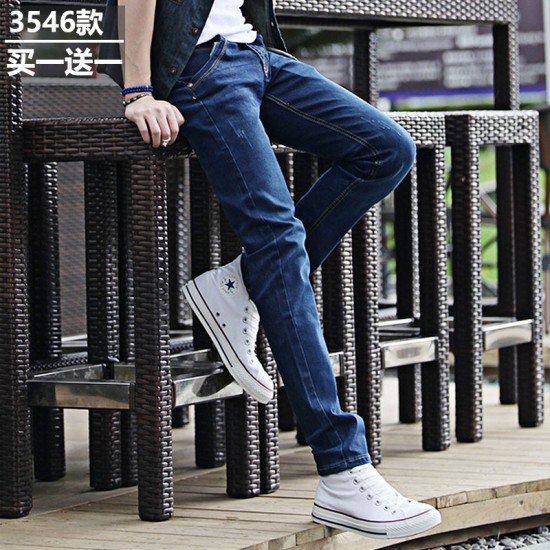 ພາກຮຽນ spring jeans ຜູ້ຊາຍຜູ້ຊາຍ summer ບາງ pants ກະທັດຮັດຕີນຜູ້ຊາຍ tide ພາສາເກົາຫຼີ pants ໄວຮຸ່ນຊາຍສີດໍາ ພາກຮຽນ spring jeans ຜູ້ຊາຍຜູ້ຊາຍ summer ບາງ pants ກະທັດຮັດຕີນຜູ້ຊາຍ tide ພາສາເກົາຫຼີ pants ໄວຮຸ່ນຊາຍສີດໍາ